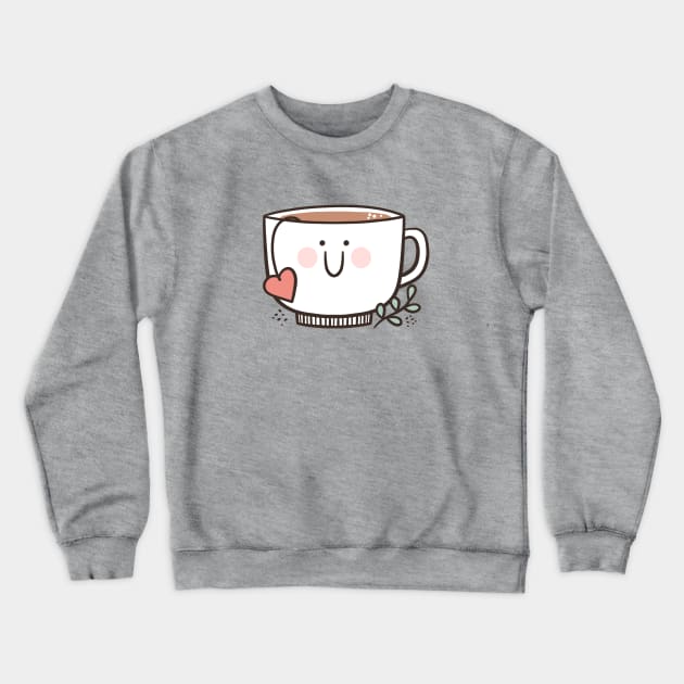 Positivi-tea Crewneck Sweatshirt by Sam Pernoski